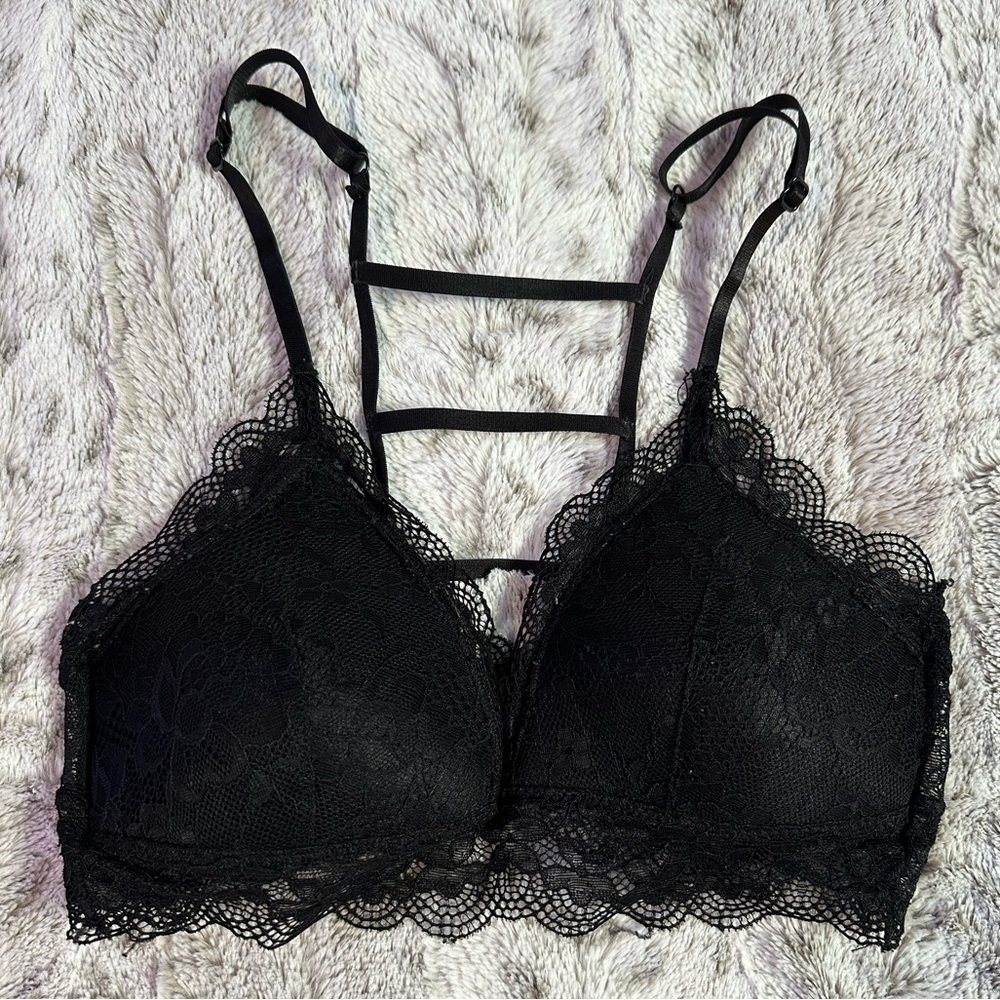 Lacy Bralette with Ladder Back